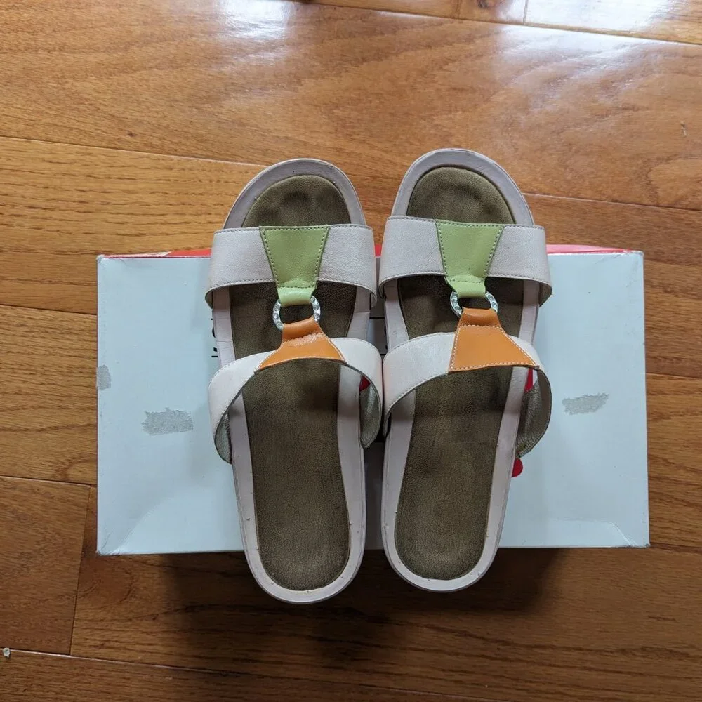 Rieker Antistress Sandals Leather EU Size 38 or US Size 7-7.5 - Picture 2 of 5